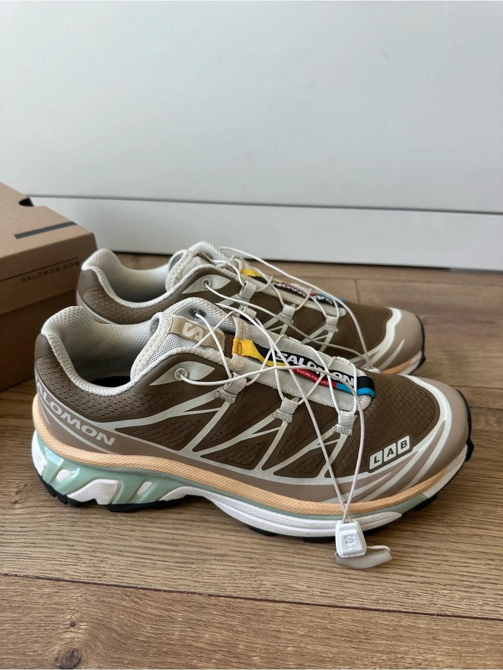 Salomon XT-6 Coyote Brown/Safari W 7.5 M 6.5 - Picture 4 of 10